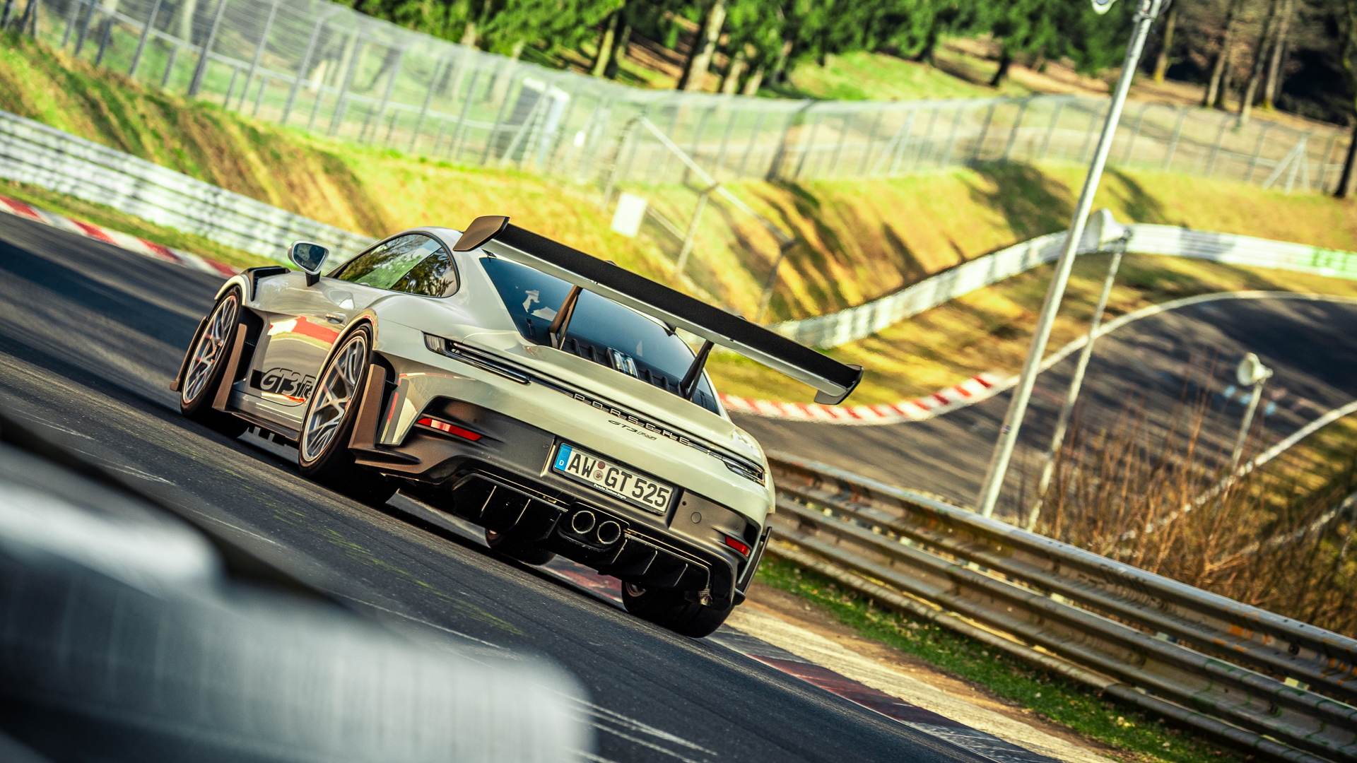 Rental Porsche GT3RS 992 on the Nurburgring Nordschleife